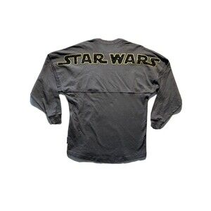 Disney Parks Galaxy’s Edge Star Wars Gray Spirit Jersey Rebel Imperial Size XS